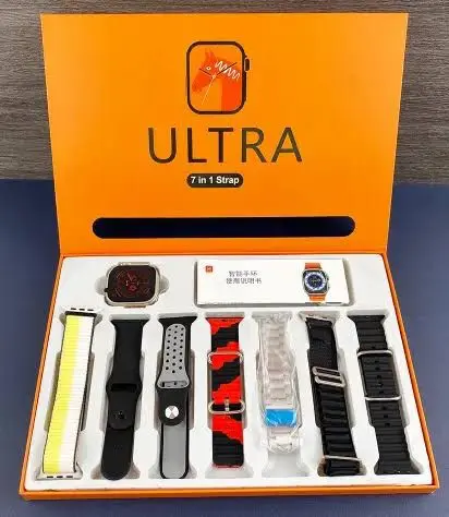 Ultra Smart Watch with 7 straps